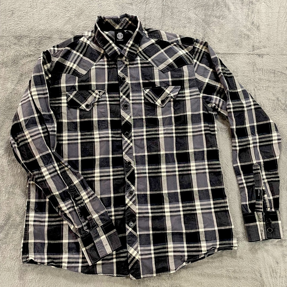 Element button down shirt / size large - 100% cotton - Womens - great condition